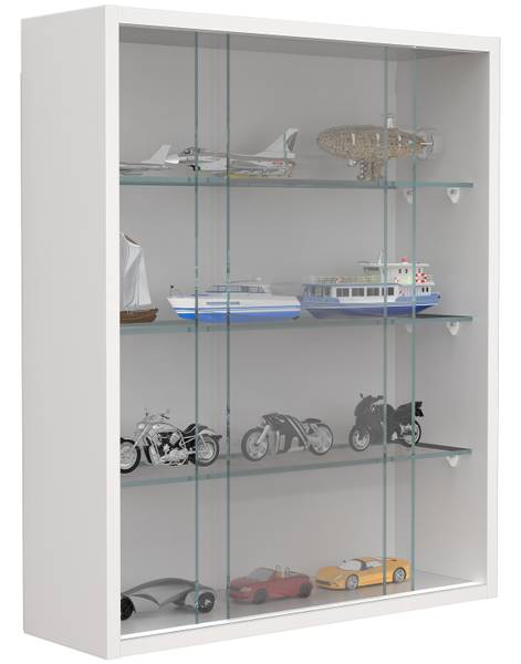 Hängevitrine Drivalo Weiß - 50 x 60 cm