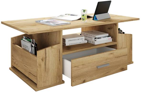 Salontafel Junata eikenhouten look