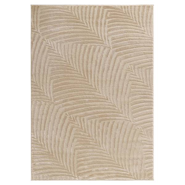 Kurzflorteppich Rio Typ D Webstoff - Beige - 80 x 150 cm