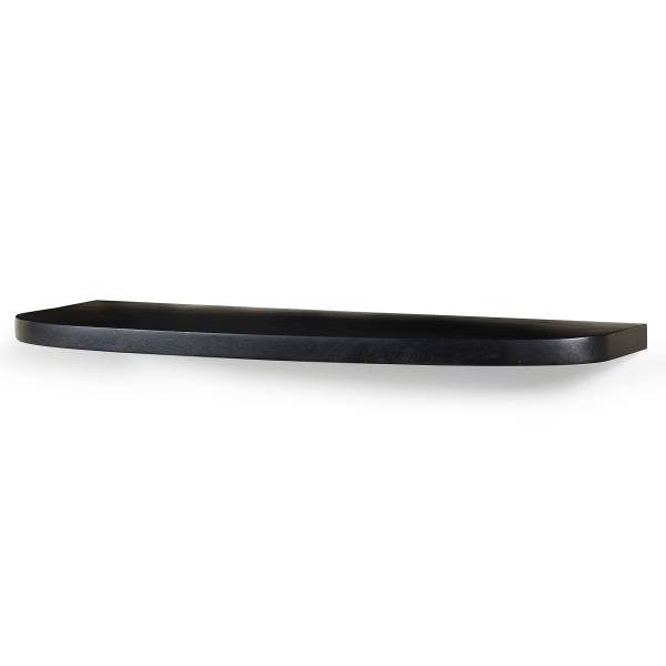 Massives Wandboard GRABZA Akazie Schwarz - Breite: 90 cm