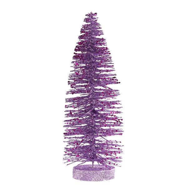 Albero X-MAS Glitter Nylon, glitter - Lilla