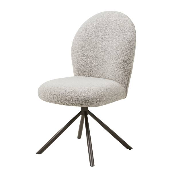 Drehbarer Esszimmerstuhl Wakou Bouclé