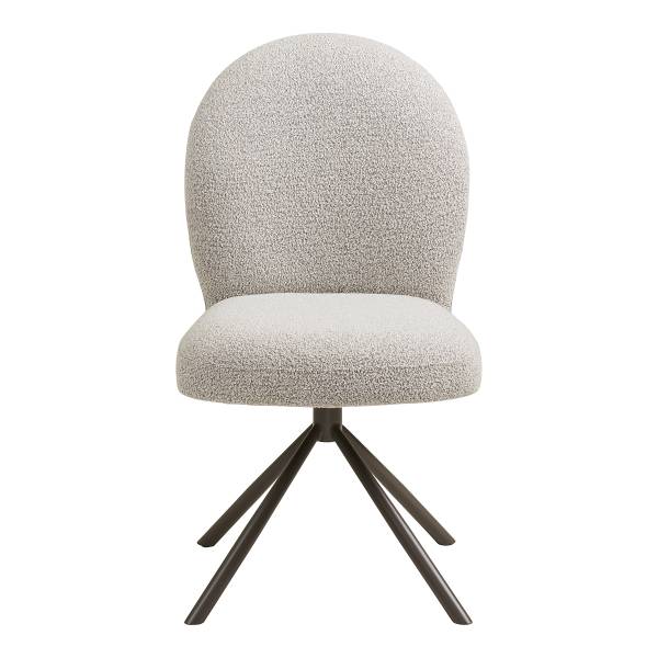 Drehbarer Esszimmerstuhl Wakou Bouclé