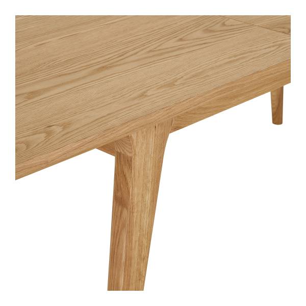 Tavolo da pranzo allungabile Atuwo vero legno impiallacciato