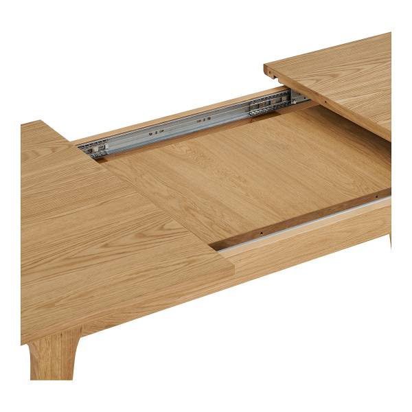 Tavolo da pranzo allungabile Atuwo vero legno impiallacciato