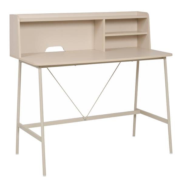 Scrivania Demey Beige - Acciaio - 115 x 106 x 55 cm