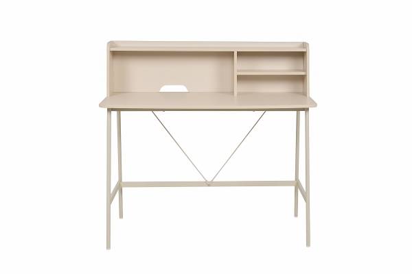 Scrivania Demey Beige - Acciaio - 115 x 106 x 55 cm