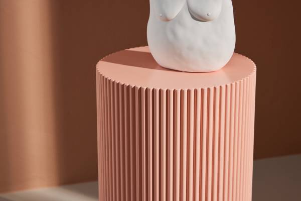 Table d’appoint Lenox Abricot