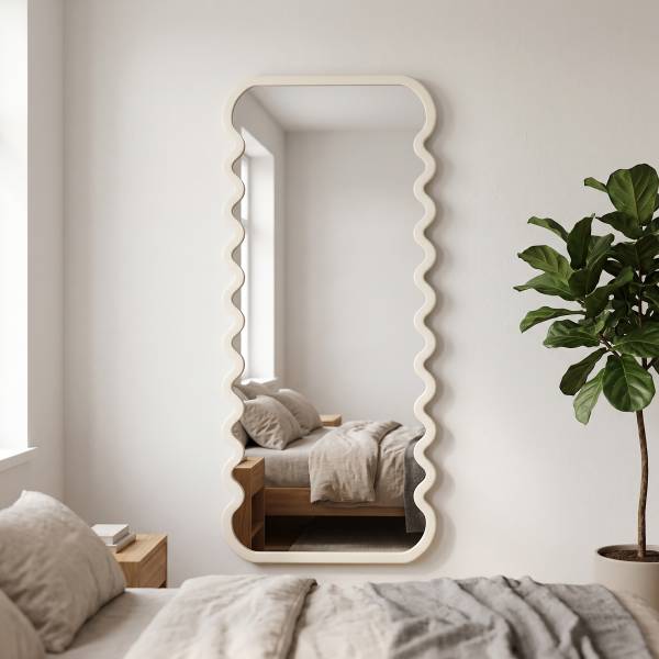 Miroir WIKOR Blanc crème