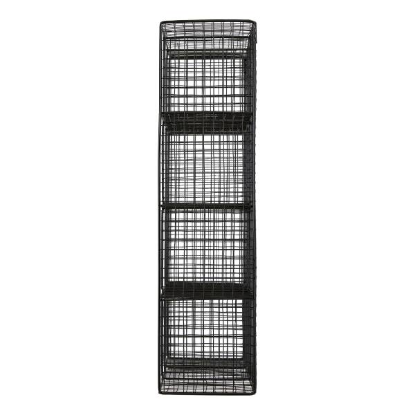 Tassenregal MUGO eckig Metall - Schwarz - 40 x 50 cm