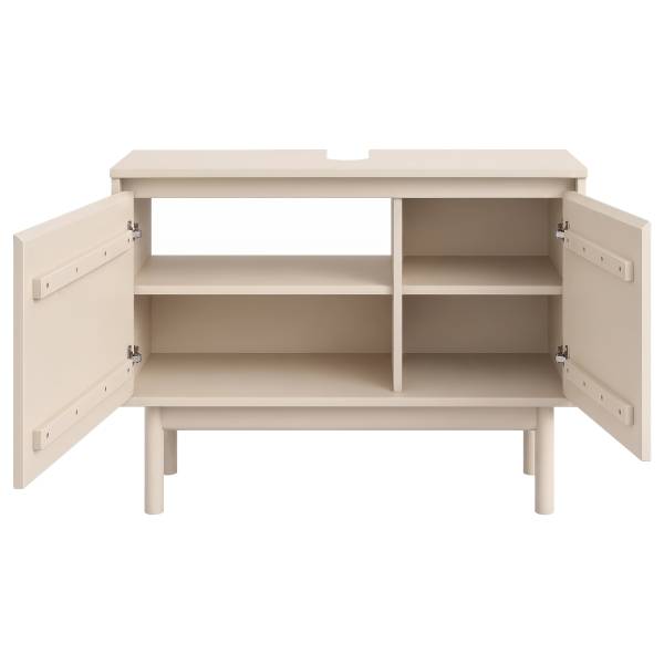 Massiver Waschbeckenunterschrank CAVAUni Beige