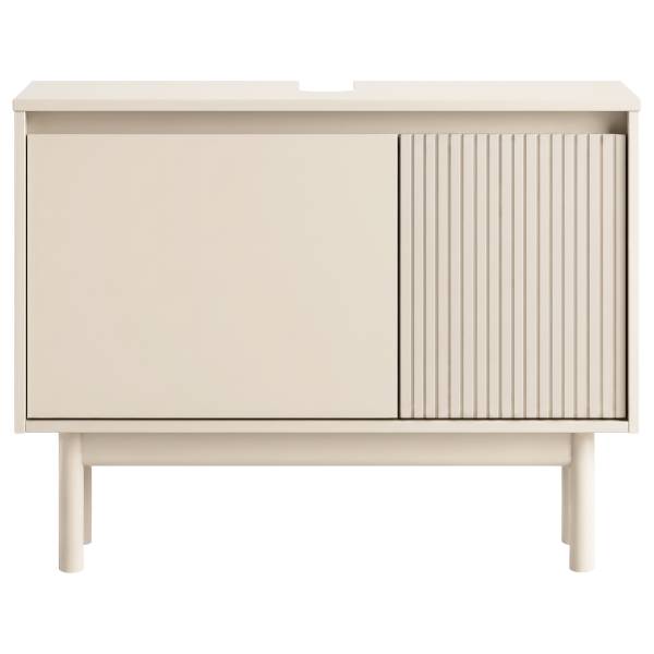 Massiver Waschbeckenunterschrank CAVAUni Beige