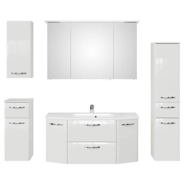 Ensemble composé de bain Quickset 326 5 Blanc brillant / blanc mat