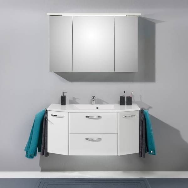 Ensemble composé de bain Quickset 326 2 Blanc brillant / blanc mat