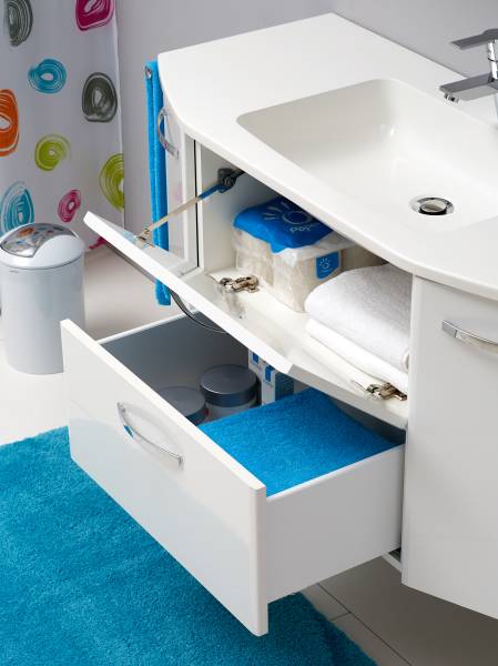 Ensemble composé de bain Quickset 326 2 Blanc brillant / blanc mat