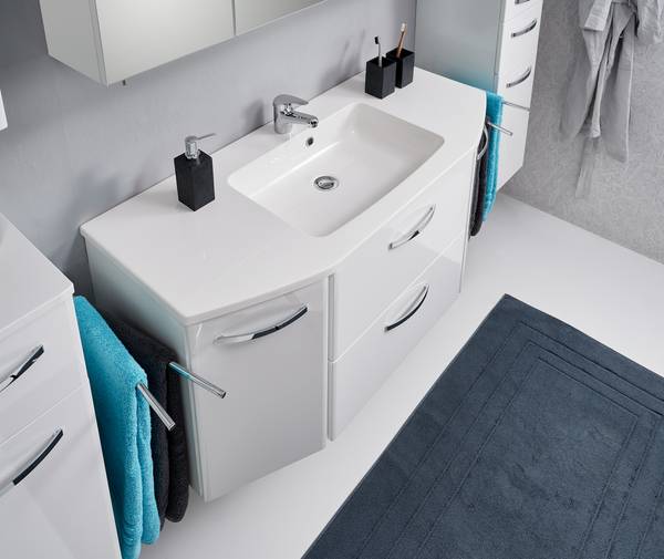 Ensemble composé de bain Quickset 326 2 Blanc brillant / blanc mat
