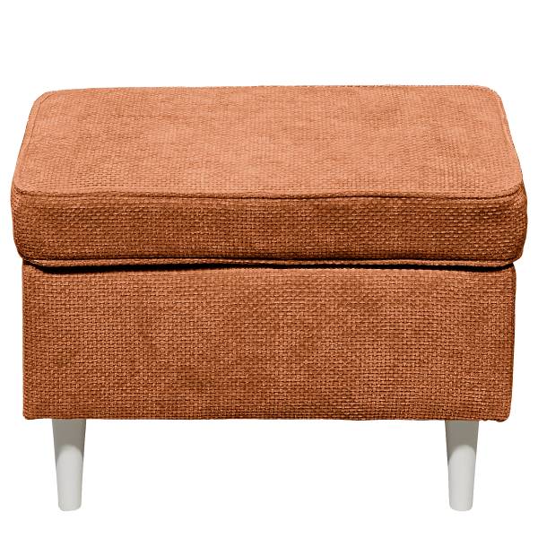 Polsterhocker Orian Chenille Edisa: Kupfer