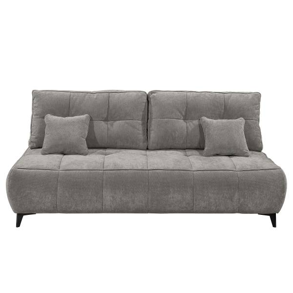 Divano letto Katex Ciniglia Holda: grigio cemento - Nero