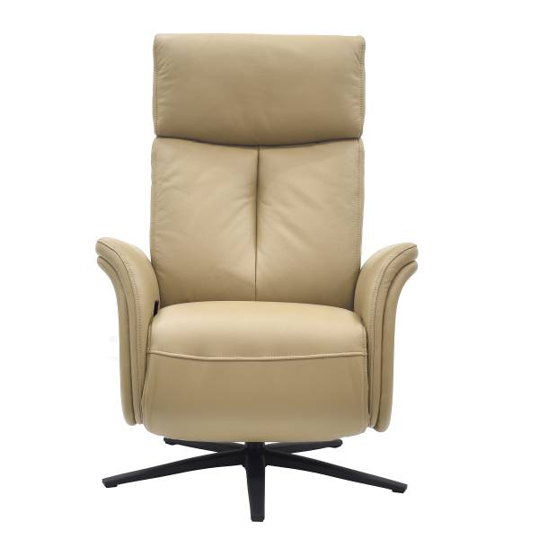 Relaxsessel SORELLO Lederfaserstoff Lenio: Beige