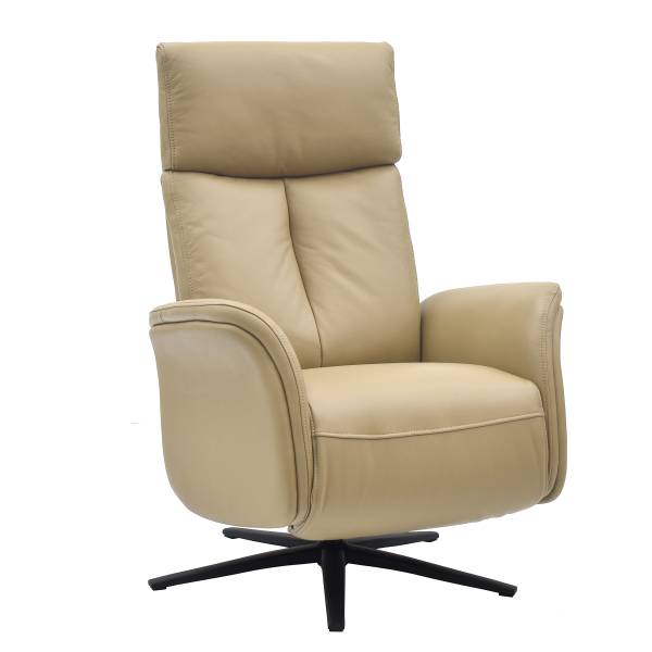 Relaxsessel SORELLO Lederfaserstoff Lenio: Beige