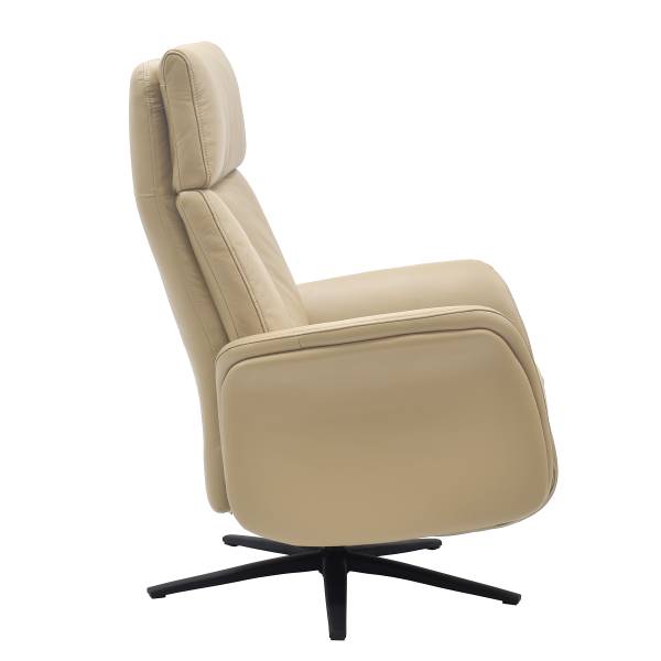 Relaxsessel SORELLO Lederfaserstoff Lenio: Beige
