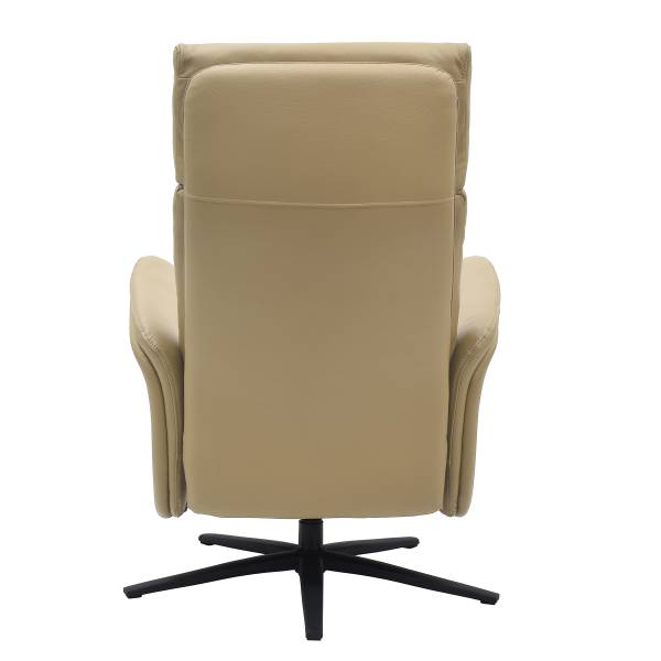 Relaxsessel SORELLO Lederfaserstoff Lenio: Beige