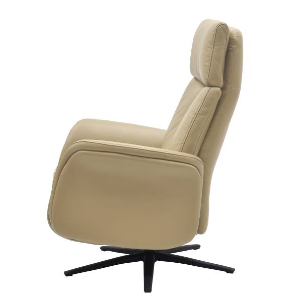 Relaxsessel SORELLO Lederfaserstoff Lenio: Beige