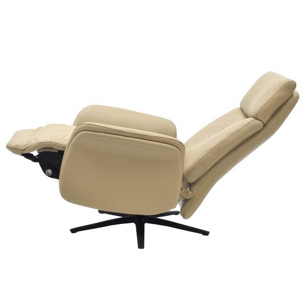 Relaxsessel SORELLO Lederfaserstoff Lenio: Beige