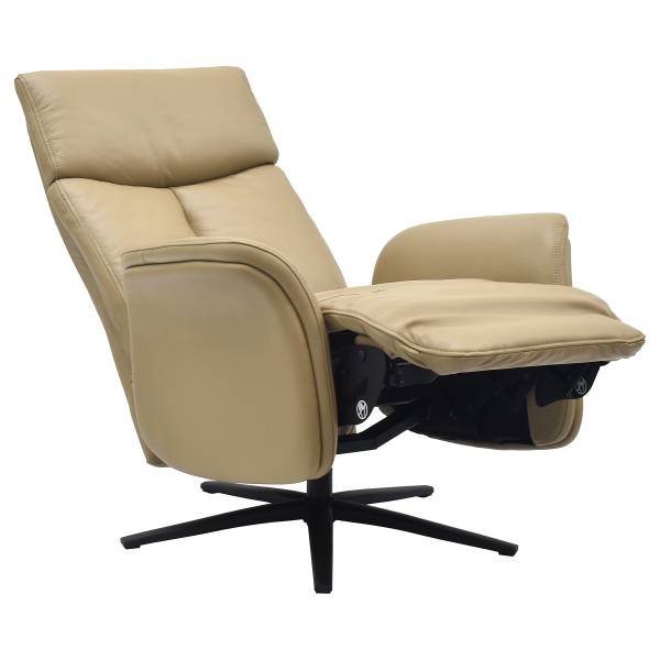 Relaxsessel SORELLO Lederfaserstoff Lenio: Beige