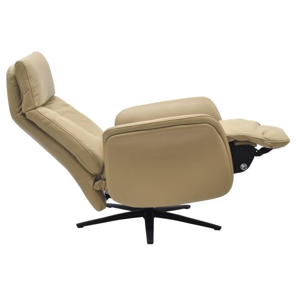 Relaxsessel SORELLO Lederfaserstoff Lenio: Beige