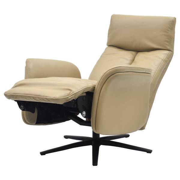 Relaxsessel SORELLO Lederfaserstoff Lenio: Beige