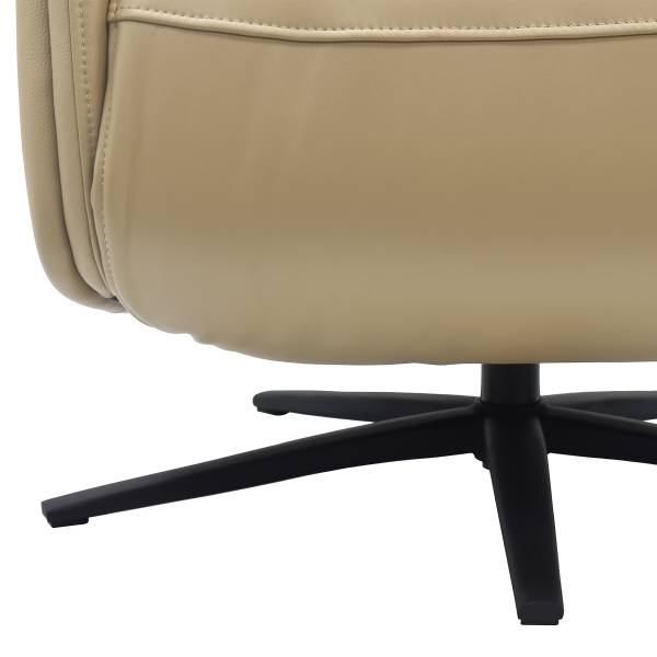 Relaxsessel SORELLO Lederfaserstoff Lenio: Beige