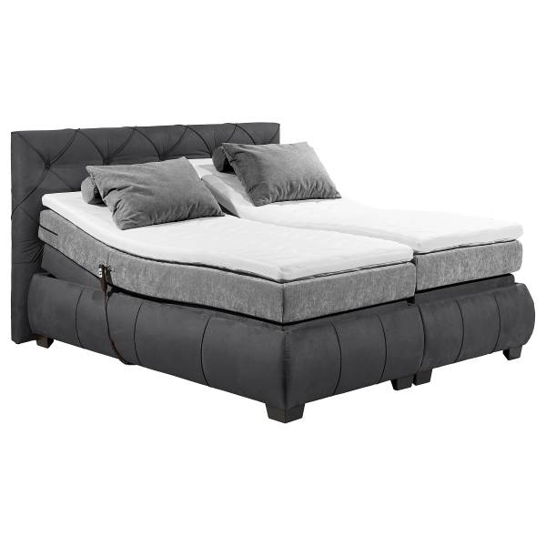 Boxspring Gremet antracietkleurig