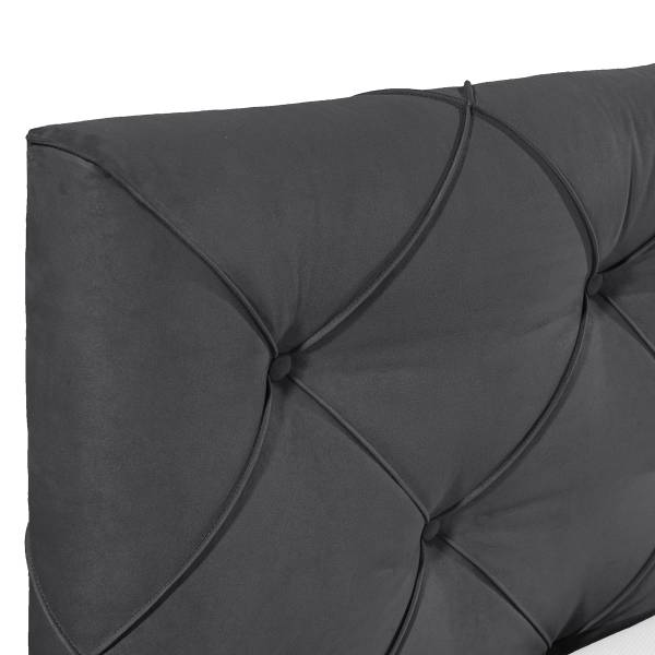 Boxspring Gremet antracietkleurig
