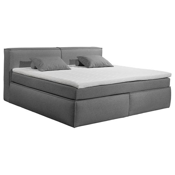 Lit boxspring Payahe Tissu Bouclé Piana: Gris foncé - 240 x 200cm