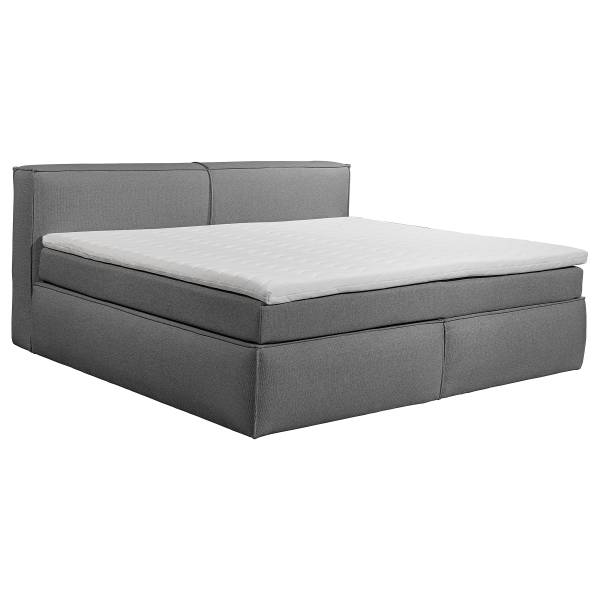 Lit boxspring Payahe Tissu Bouclé Piana: Gris foncé - 240 x 200cm