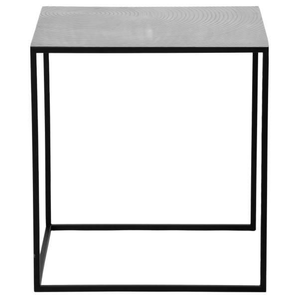 Tables d’appoint Galusu lot de 2 argenté / noir