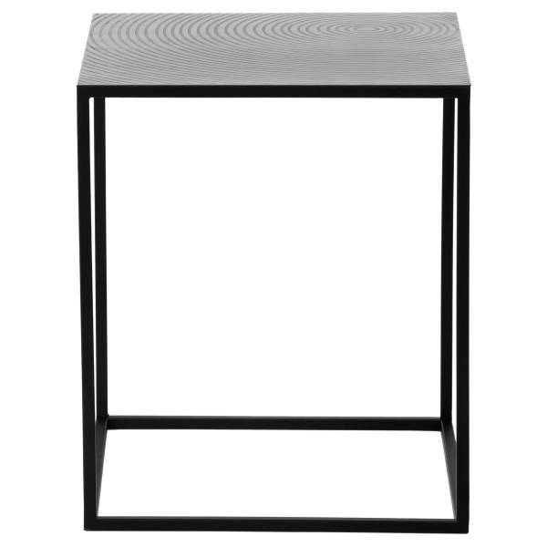 Tables d’appoint Galusu lot de 2 argenté / noir
