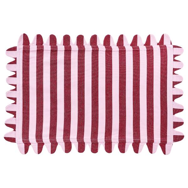 Tischset VEGAS STRIP Baumwolle - Rosa