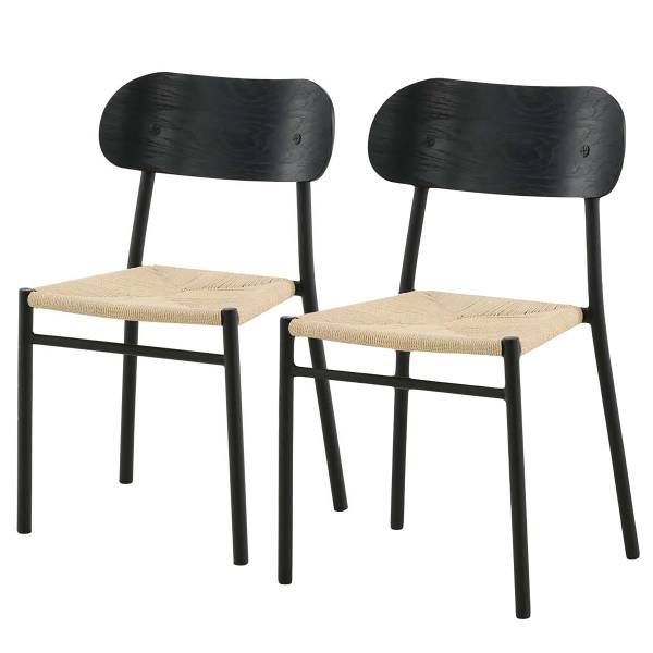 Esszimmerstuhl Diohi Beige / Schwarz
