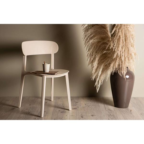 Esszimmerstuhl Hiuch 2er-Set Beige - Polypropylen - 50 x 79 x 52 cm