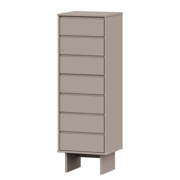 Massiver Midischrank VAROO Taupe