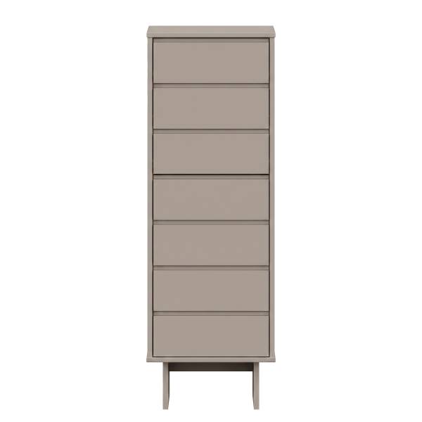 Massiver Midischrank VAROO Taupe
