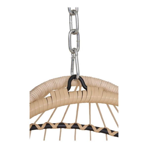 Poltrona sospesa Cisuuk Rattan sintetico / tessuto - beige