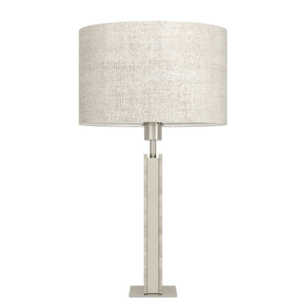 Tafellamp Belesar staal/graniet - 1-lichts - zilver