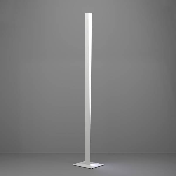 LED-vloerlamp Bolognano-Z staal - grijs/wit