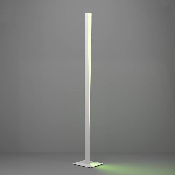 LED-vloerlamp Bolognano-Z staal - grijs/wit