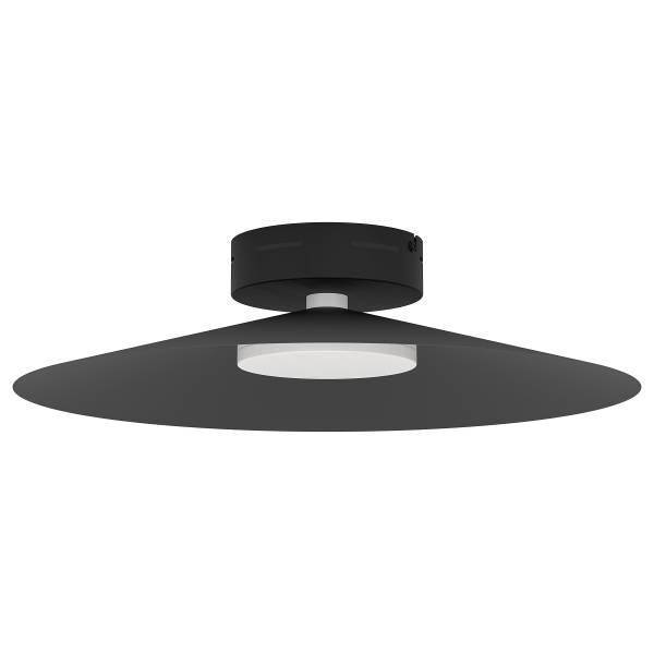 LED-Deckenleuchte Conomavilla-Z Stahl - Schwarz - 1-flammig