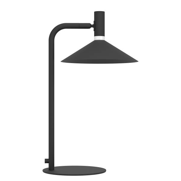 Lampada da tavolo LED Conomavilla-Z Acciaio - Nero - 1 punt luce
