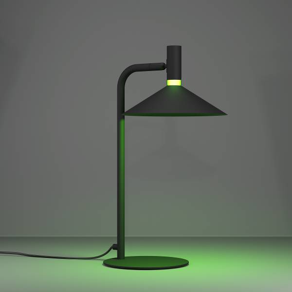 Lampada da tavolo LED Conomavilla-Z Acciaio - Nero - 1 punt luce